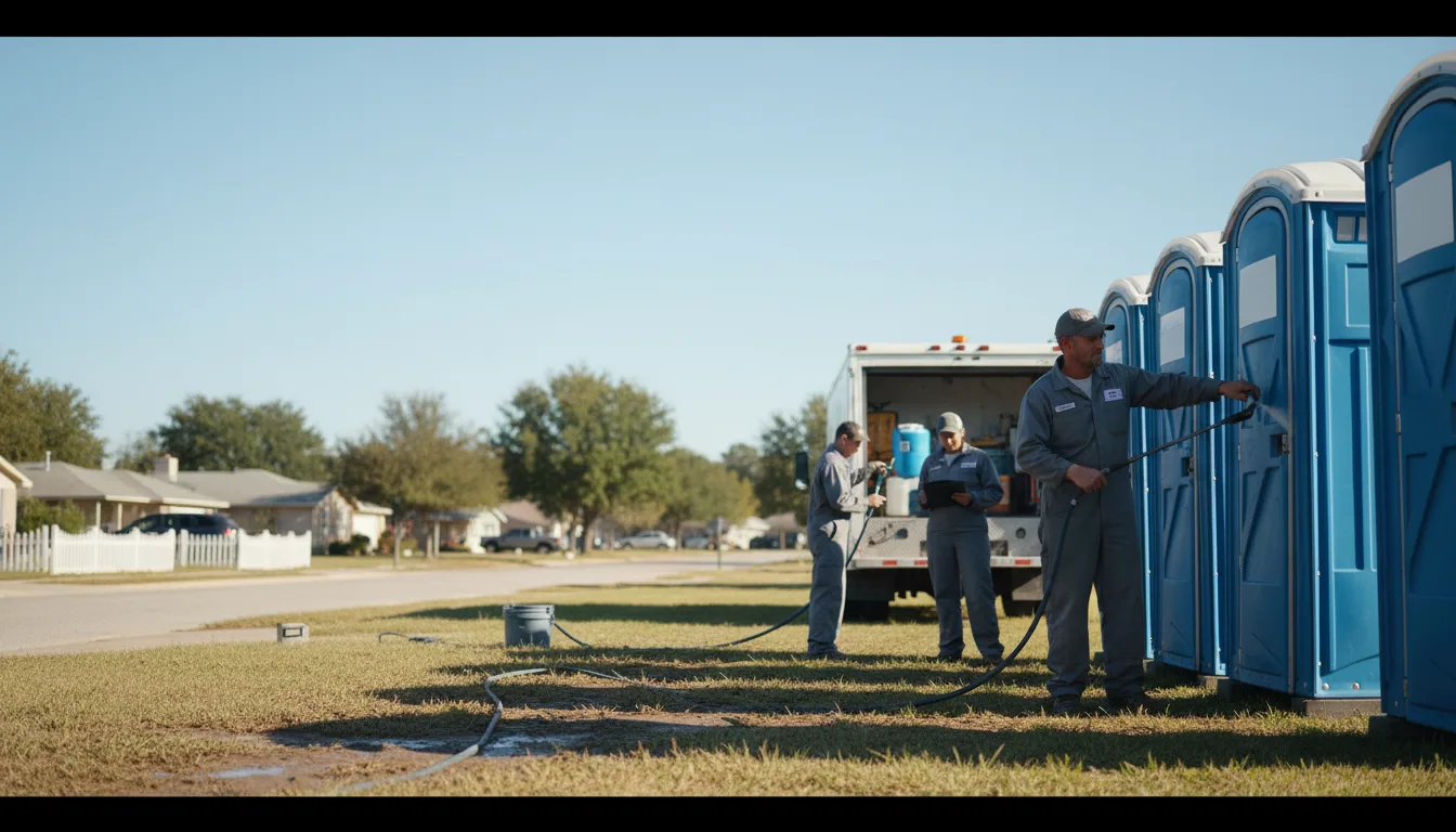 Long-Term Portable Toilet Rental in Lovington, IL near me